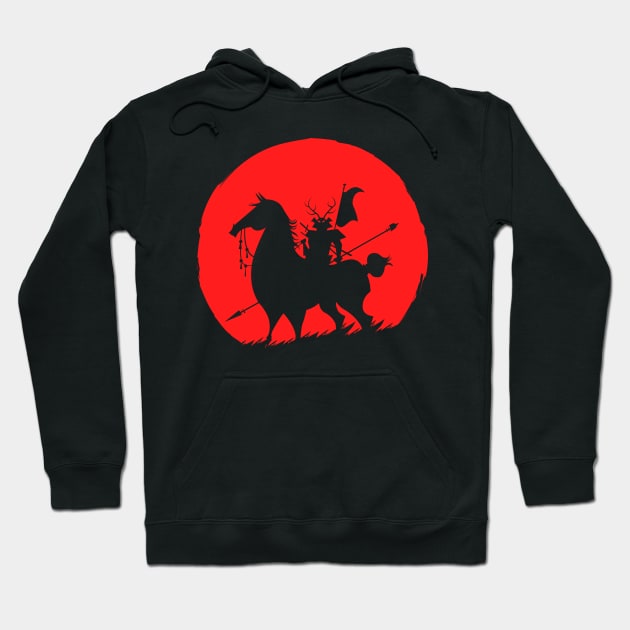 Evil Shadow Warrior Hoodie by demonigote